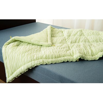 【日本の極み】選べる3色♪お昼寝ふわとろケット [グリーン]  FZ23-299