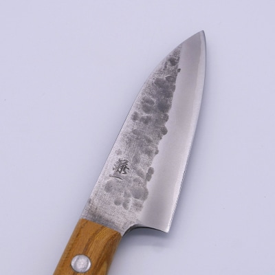 山形打刃物 小さな包丁 刃渡り 90mm レザーシース(ケース)付き FY25-251