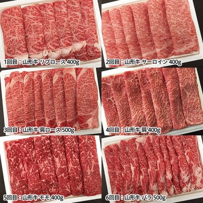 【定期便6回】山形べごを「しゃぶしゃぶ」でいっぺあがてけらっしゃいセット FZ21-542 