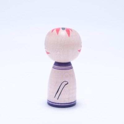 小さな青い目猫こけし 2寸 [梅木直美作]  FZ23-520