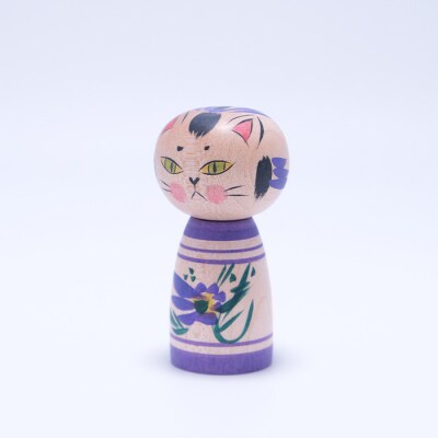 猫こけし 2寸 [梅木直美作]  FZ23-521