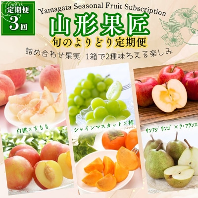【定期便3回】山形果匠【旬のよりどり定期便】【令和8年先行予約】FS25-088