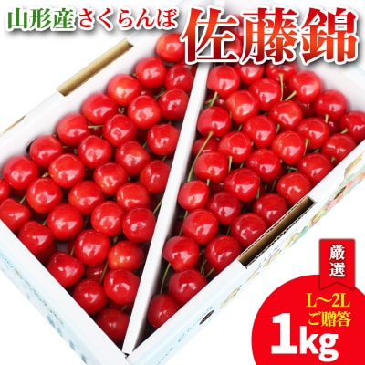 【厳選 ご贈答 バラ詰め】山形産さくらんぼ佐藤錦(L～2L)【令和8年産先行予約】 FS25-585