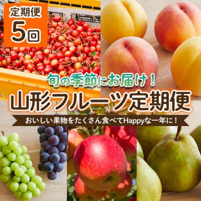 【定期便5回】おいしい果物をたくさん食べてHappyな一年に!定期便 【令和8年産】FS25-653