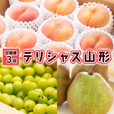 【定期便3回】デリシャス山形 【令和8年産先行予約】FU23-799 