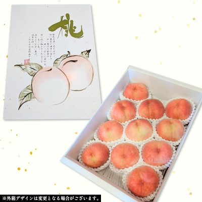 【訳あり】柔らかくなる 白桃 優品 3kg (8個～12個)【令和8年産先行予約】FS25-144