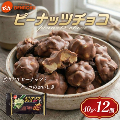 【でん六】ピーナッツチョコ 40g FY25-501
