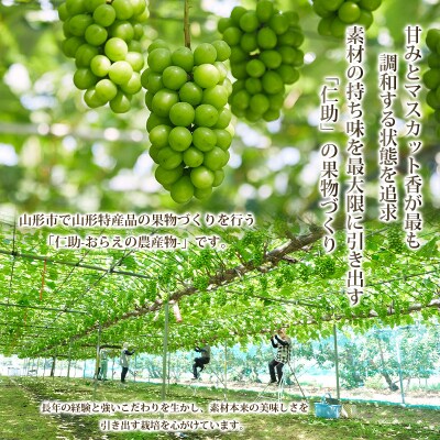 山形市産 シャインマスカット 秀1.5kg以上(2~3房) FZ22-331