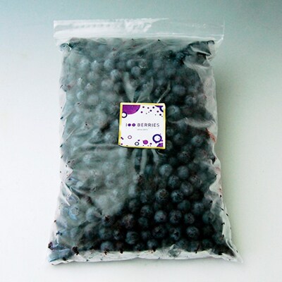 山形市産 冷凍ブルーベリー 1kg  FZ18-202