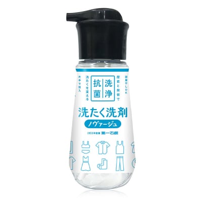 ノヴァージュ 超濃縮衣料用 液体洗剤プッシュ式(本体)300g×12個|13_dis-171201