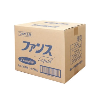 ファンスリキッド 液体 洗たく用洗剤 詰替用 (0.72kg) ×12個|13_dis-041201