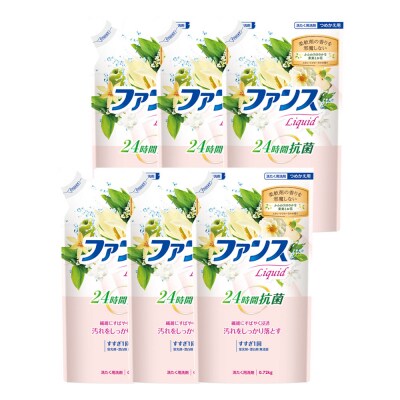 第一石鹸 ファンスリキッド 液体衣料用洗剤 詰替用 0.72kg×6個|13_bsa-390601