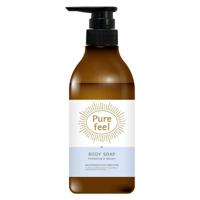 ピュアフィール フェミニン&サボン 本体 480ml×15個 ケース|13_dis-211501