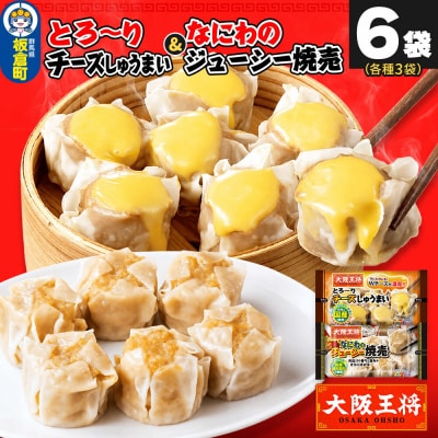 大阪王将焼売堪能セット6個入り2種6袋セット(なにわ・チーズ各3袋)|13_nnb-120601