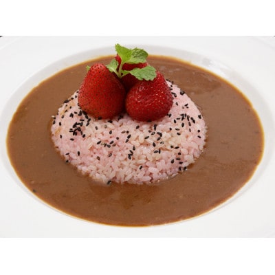 4人前【カレーライスセット】こしがや苺カレー・こしがや八福神米(無洗米)