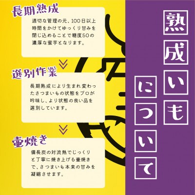 【2024年12月以降発送予定】【100日以上熟成!】 壺焼き芋(紅はるか)スイーツ焼き芋 500g