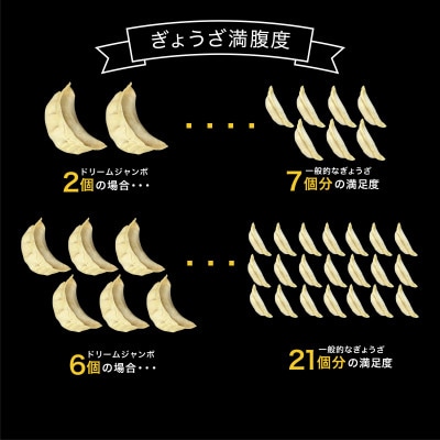 【入金確認後、7営業日以内に発送】餃子 BIGり仰天!ドリームジャンボ餃子 20個 (計1.6kg)