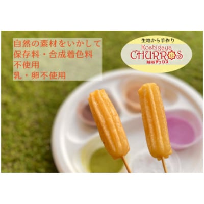 BBQ専用　こんがりチュロス2本入り　フレーバー6種　計12パックセット