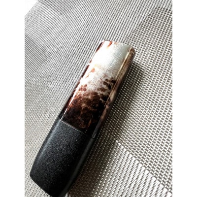 アイコス イルマ ワン カバー プラチナ箔押しまだら模様 IQOS ILUMA ONE用ケース