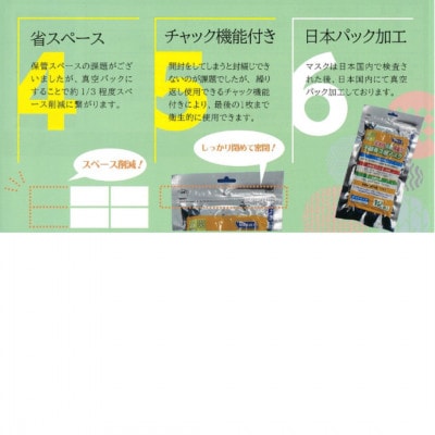 災害時長期備蓄用　不織布3層マスク 12枚入　20袋