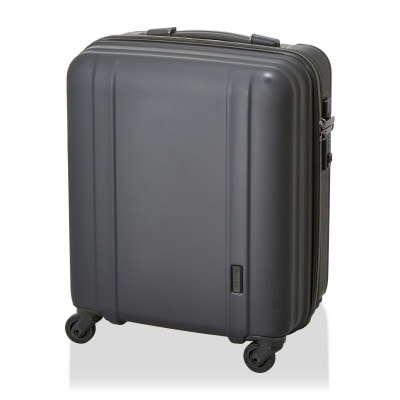 超軽量・頑強スーツケース　ゼログラ ZER2088-46 マットブラック　Sサイズ