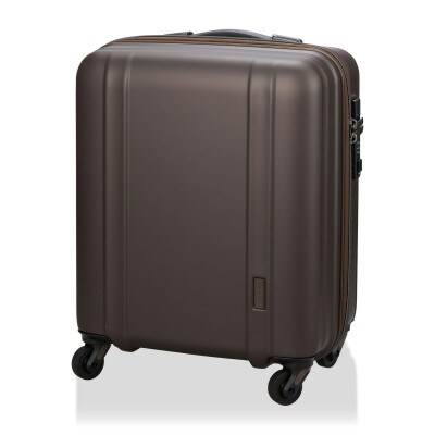 超軽量・頑強スーツケース　ゼログラ ZER2088-46 ブラウン　Sサイズ