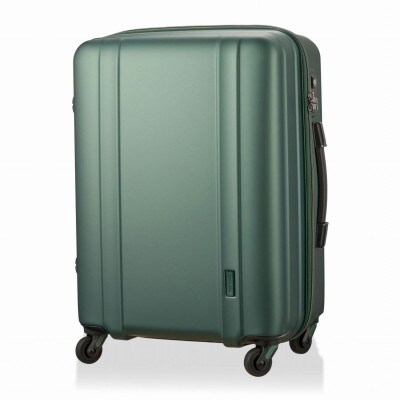 超軽量・頑強スーツケース　ゼログラ ZER2088-56 ミッドナイトグリーン　Mサイズ
