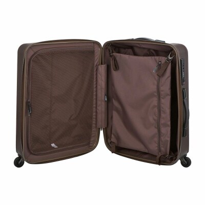 超軽量・頑強スーツケース　ゼログラ ZER2088-56 ブラウン　Mサイズ