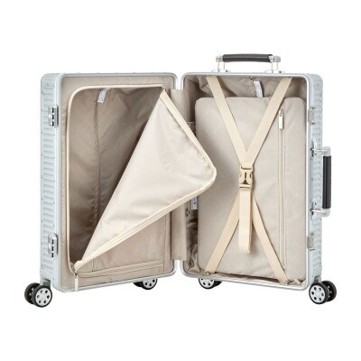 本格アルミ製　スーツケース　ハピタスプラス　HPL1158-S シルバー　Sサイズ