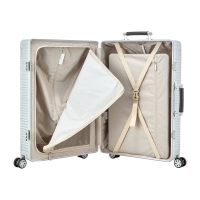 本格アルミ製　スーツケース　ハピタスプラス　HPL1158-M シルバー　Mサイズ