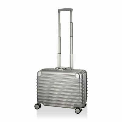 静音キャスターアルミ調スーツケース　トライデント　TRI1030-45 シルバー　Sサイズ