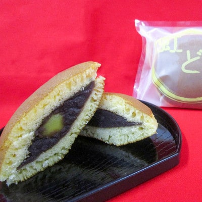 道の駅いたこ名物、虹どら、パウンドケーキのセット
