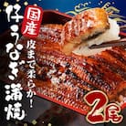 国産 とても大きな 新仔 うなぎ 蒲焼 2尾 計440～500g (220～250g×2尾)