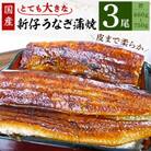 国産 とても大きな 新仔 うなぎ 蒲焼 3尾 計660～750g (220～250g×3尾 )