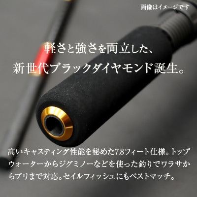 ウォーターランド ブラックダイヤモンド スピニングロッド S785 村田基監修