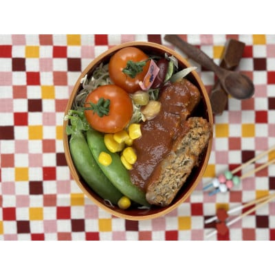 国産有機大豆ミートハンバーグ　100g×10p