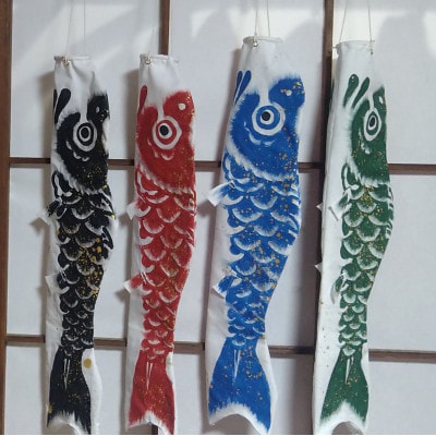 手描き鯉のぼり　50cm