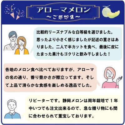 【毎月定期便】アローマメロン(白等級) 1玉入　全6回