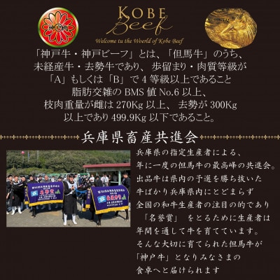 神戸牛 焼肉用 600g AKY3 ブランド牛