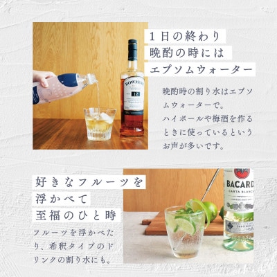 炭酸水 エプソムウォーター AMAMI 500ml×24本