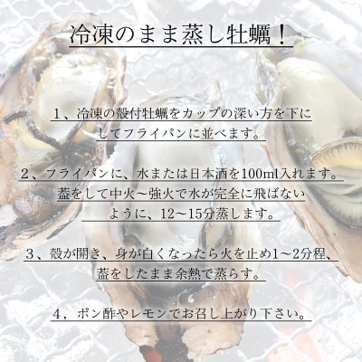 坂越かき【冷凍】殻付き(加熱用)　サムライオイスター　20個