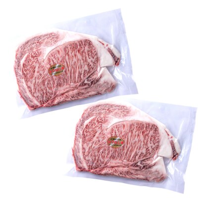 北海道産 黒毛和牛 みついし牛 A5サーロインステーキ2枚 計約500g (1枚あたり約250g)