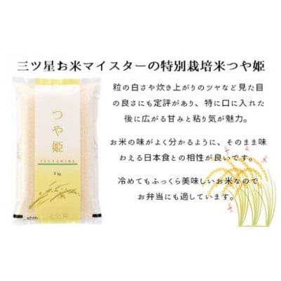 【令和6年産・精米】竹原田ファームのつや姫2kgとひとめぼれ2kgの味くらべ HT1-014