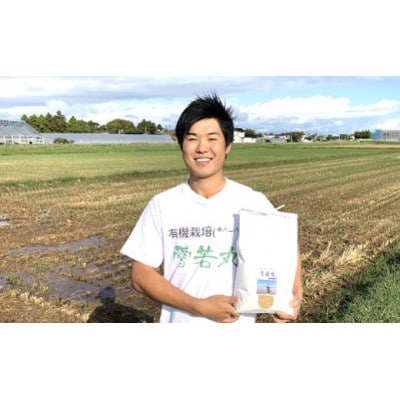 【令和6年産・玄米】ecofarmすがわらの合鴨農法有機JAS認証雪若丸5kg PS5-010