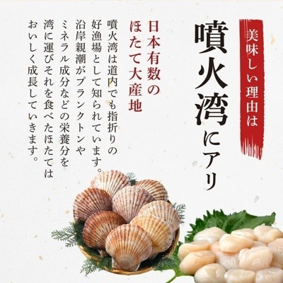 【刺身用】北海道噴火湾産ほたて貝柱1kg 5S(約80粒)玉冷 