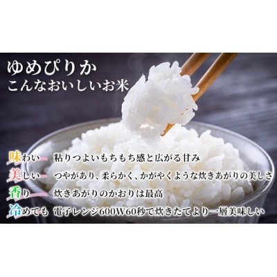 【毎月定期便】北海道伊達市産 ゆめぴりか 5kg 精米全6回