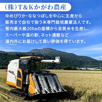 【発送月固定定期便】【10月下旬より発送予定】北海道伊達市産 ゆめぴりか 精米 10kg全3回