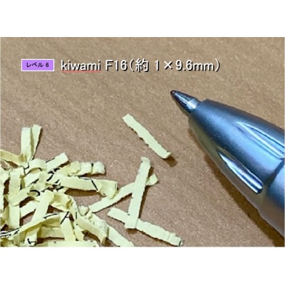 セキュリティレベル6のハイセキュリティーシュレッダー「シュレッドギア　極美(kiwami F16)」