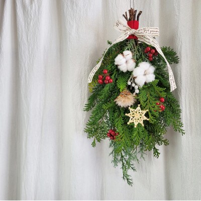 Xmasスワッグ【あかいみ】