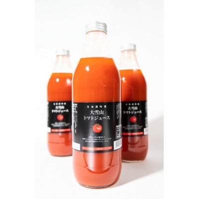 大雪山完熟トマト100%の濃厚　トマトジュース【有塩】1000ml(6本)×2箱 SA913
